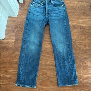 Rag & Bone Harlow Mid-Rise Straight Jeans